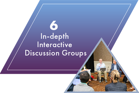 6 In-depth Interactive Discussion Groups