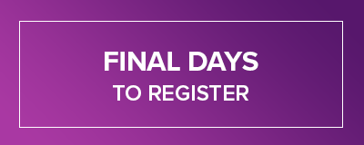 Register Early For Maximum Savings