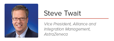 Steve Twait, Vice President Alliance and Integration Management, AstraZeneca